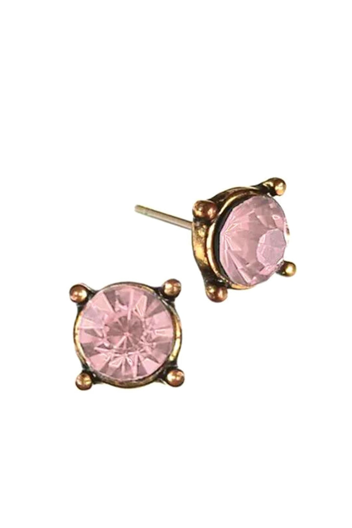 Classic Claw Set Crystal Stud Earrings