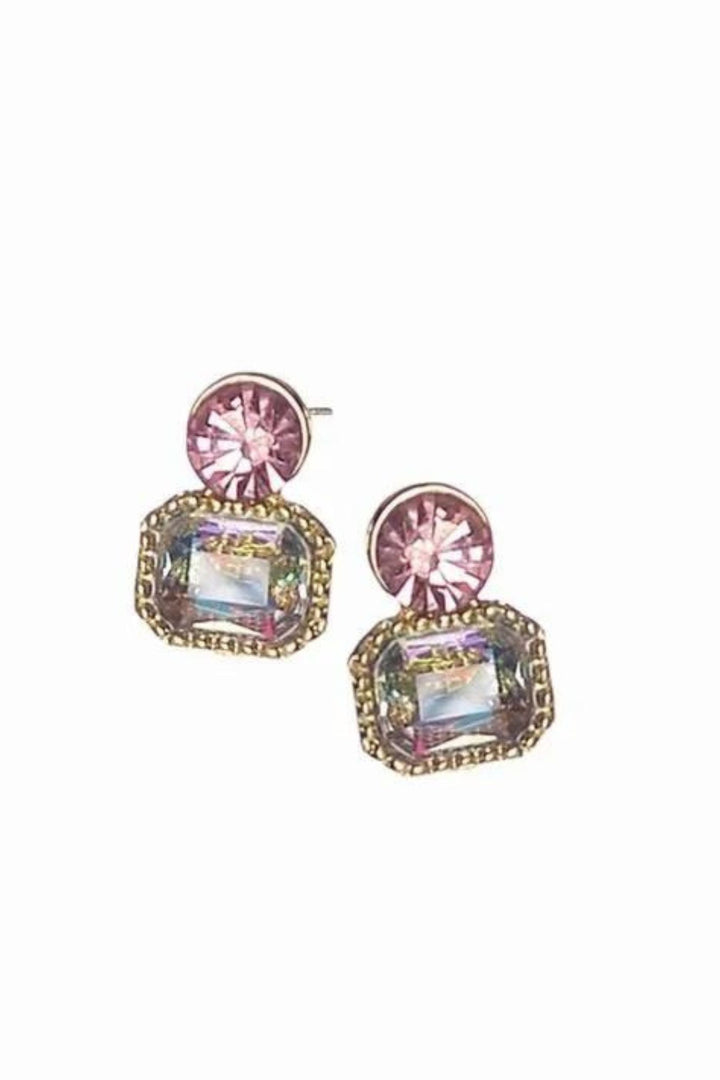 Double Act Stud Candy Floss - Sugarplum Boutique