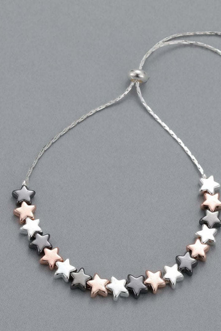 Jane Star Friendship Bracelet Tricolour - Sugarplum Boutique