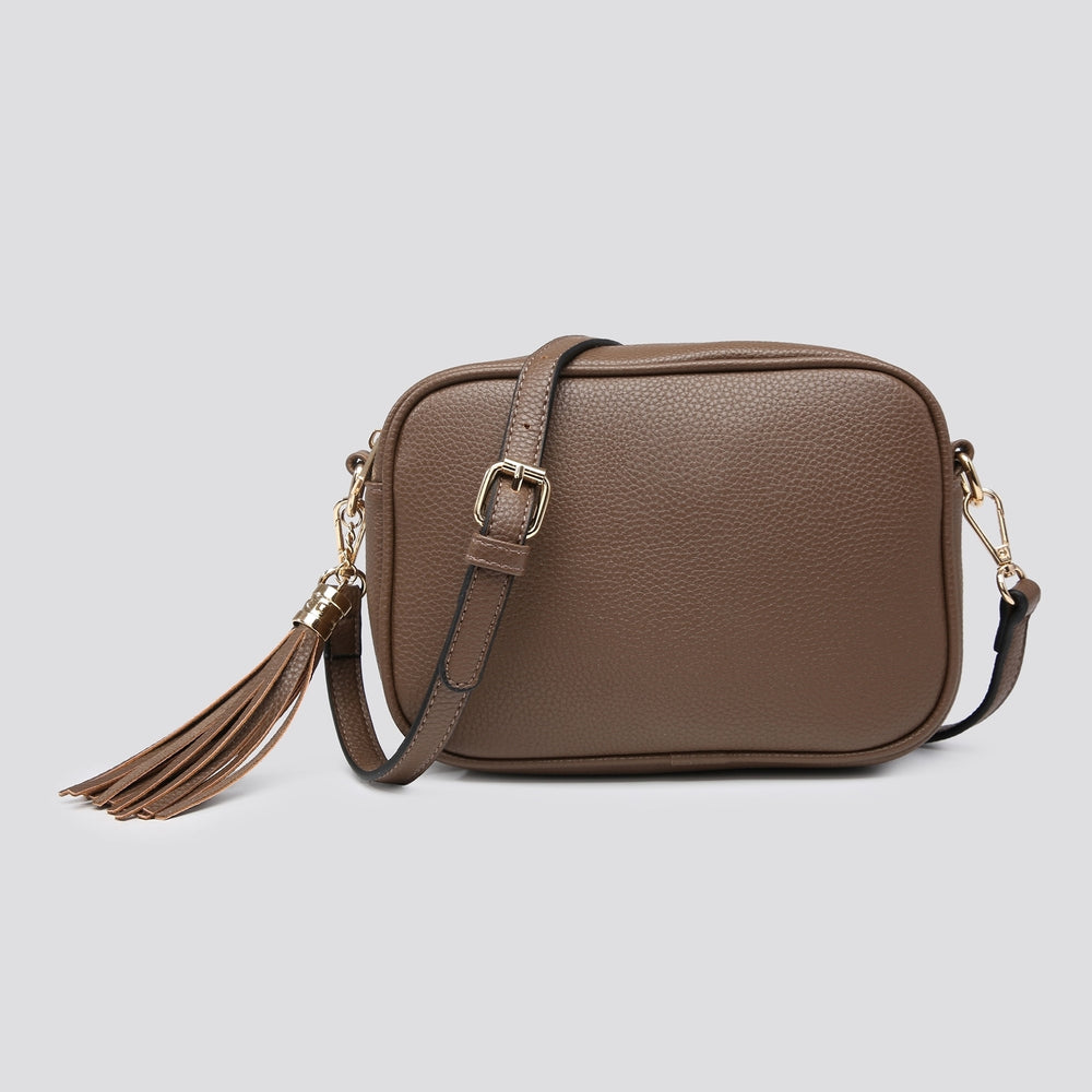 Millie Cross Body Bag Dark Taupe - Sugarplum Boutique