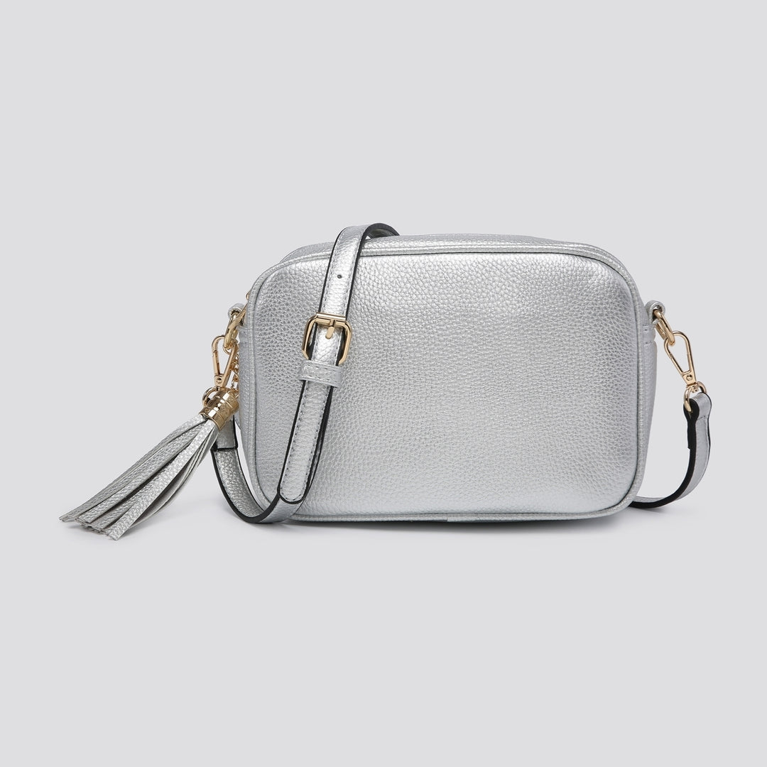 Millie Cross Body Bag Silver - Sugarplum Boutique