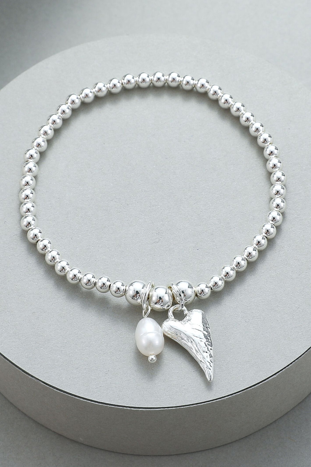 Petra Heart Bracelet Silver - Sugarplum Boutique