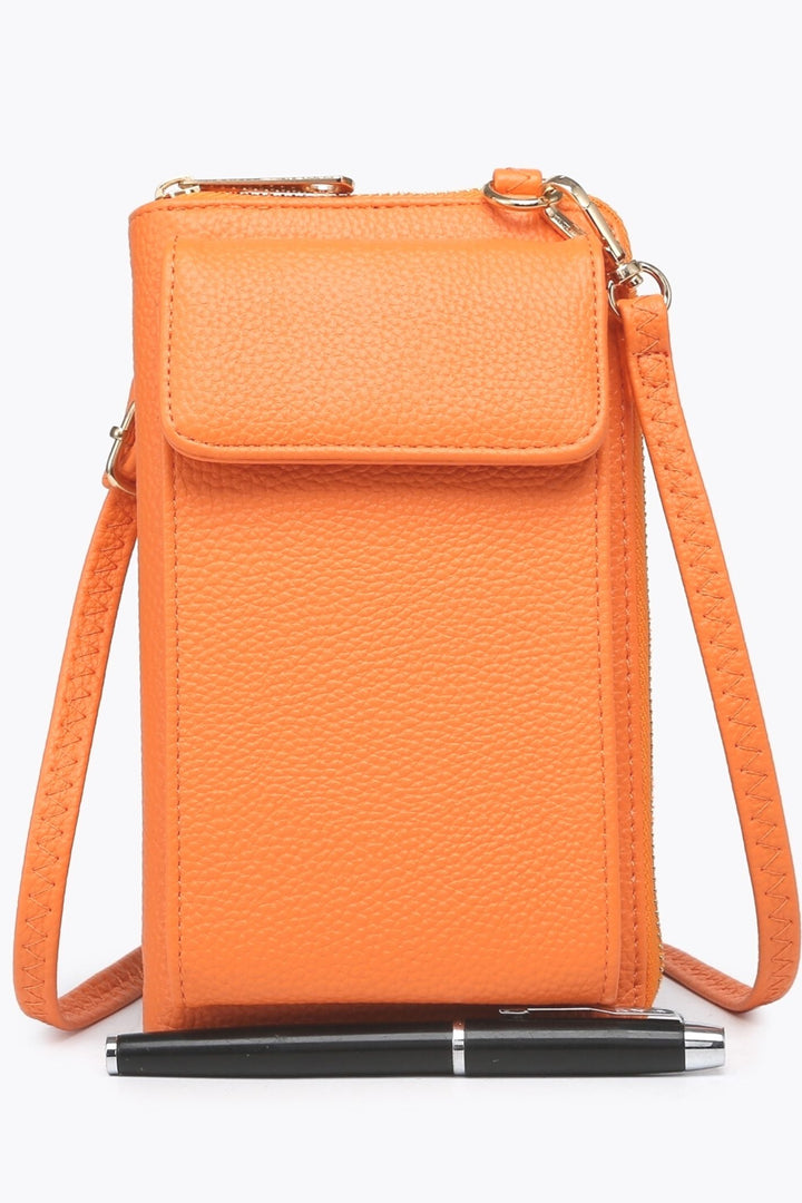 Phone Cross Body Bag Orange - Sugarplum Boutique
