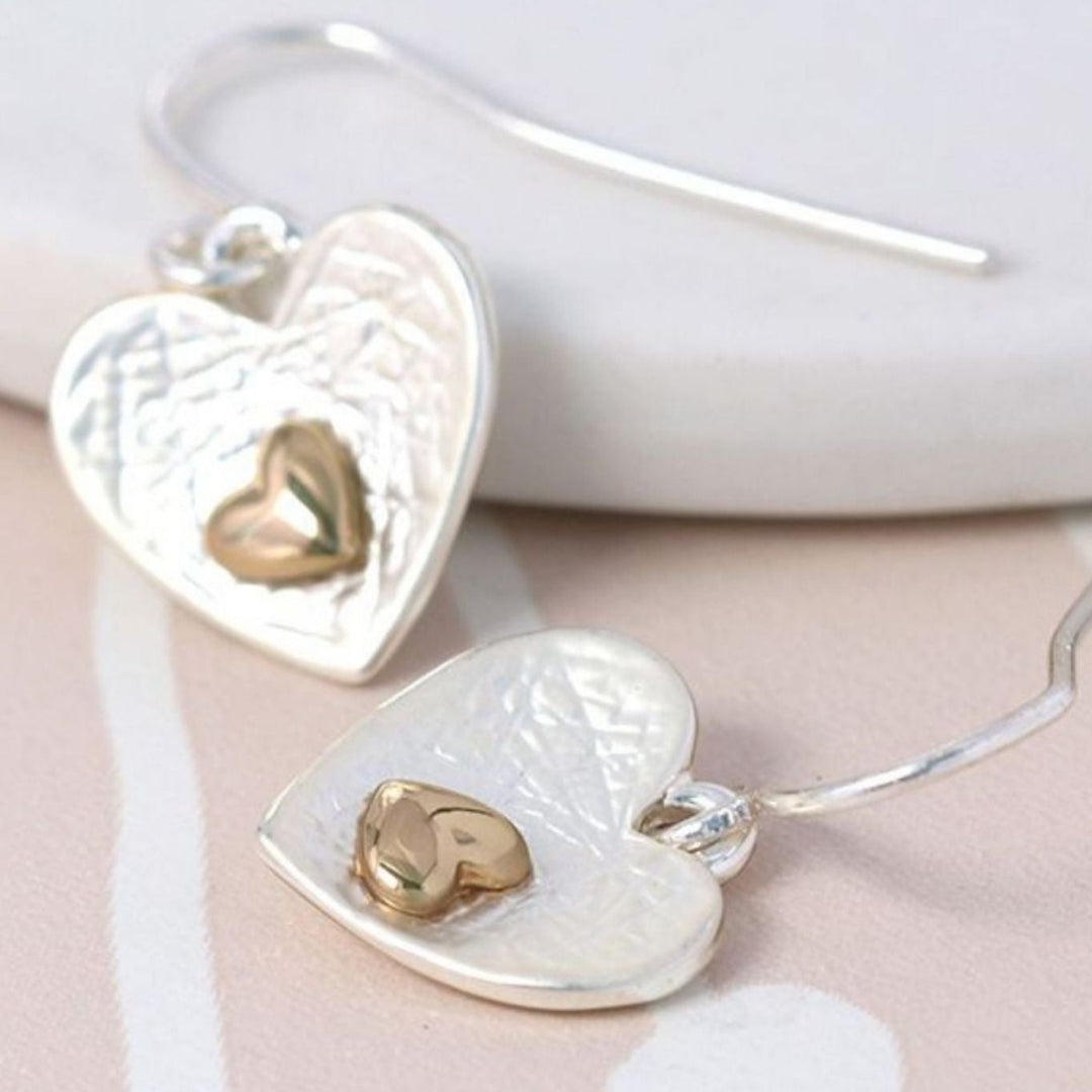 Pixie Heart in Heart Earring - Sugarplum Boutique