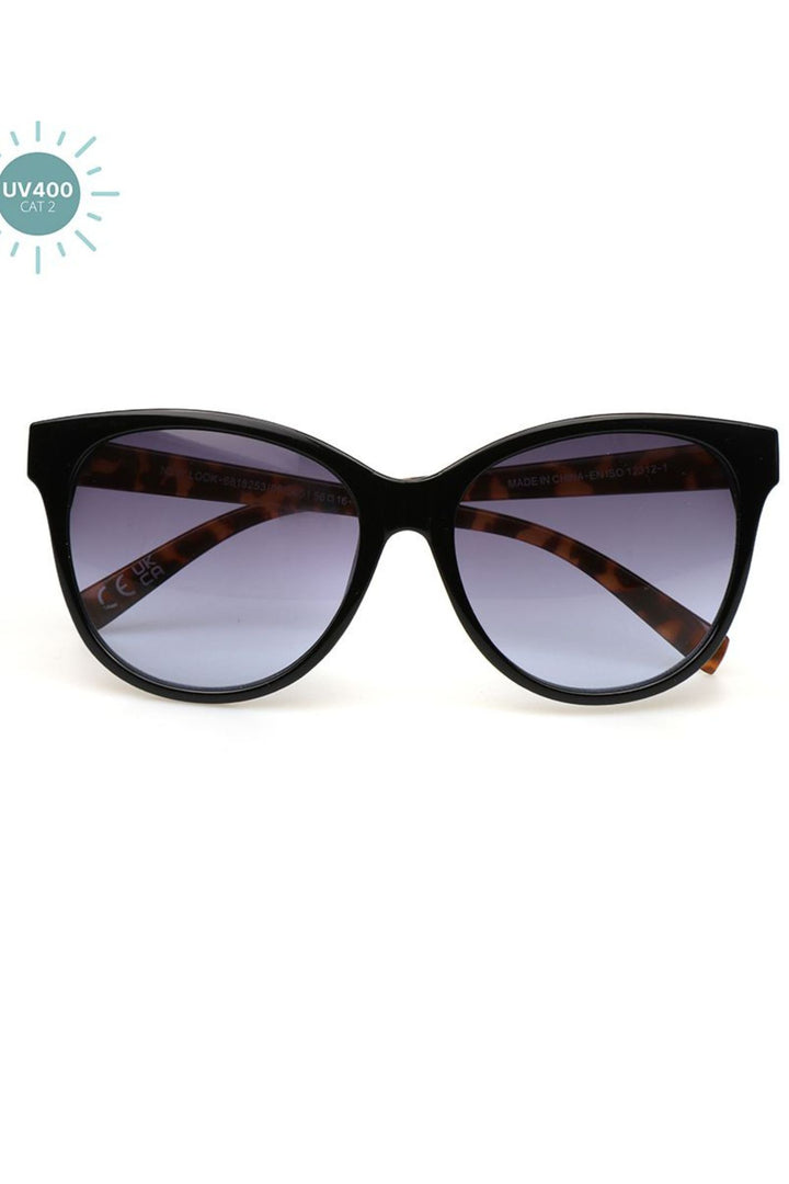 Pom Black And Tortoiseshell Oversize Sunglasses - Sugarplum Boutique