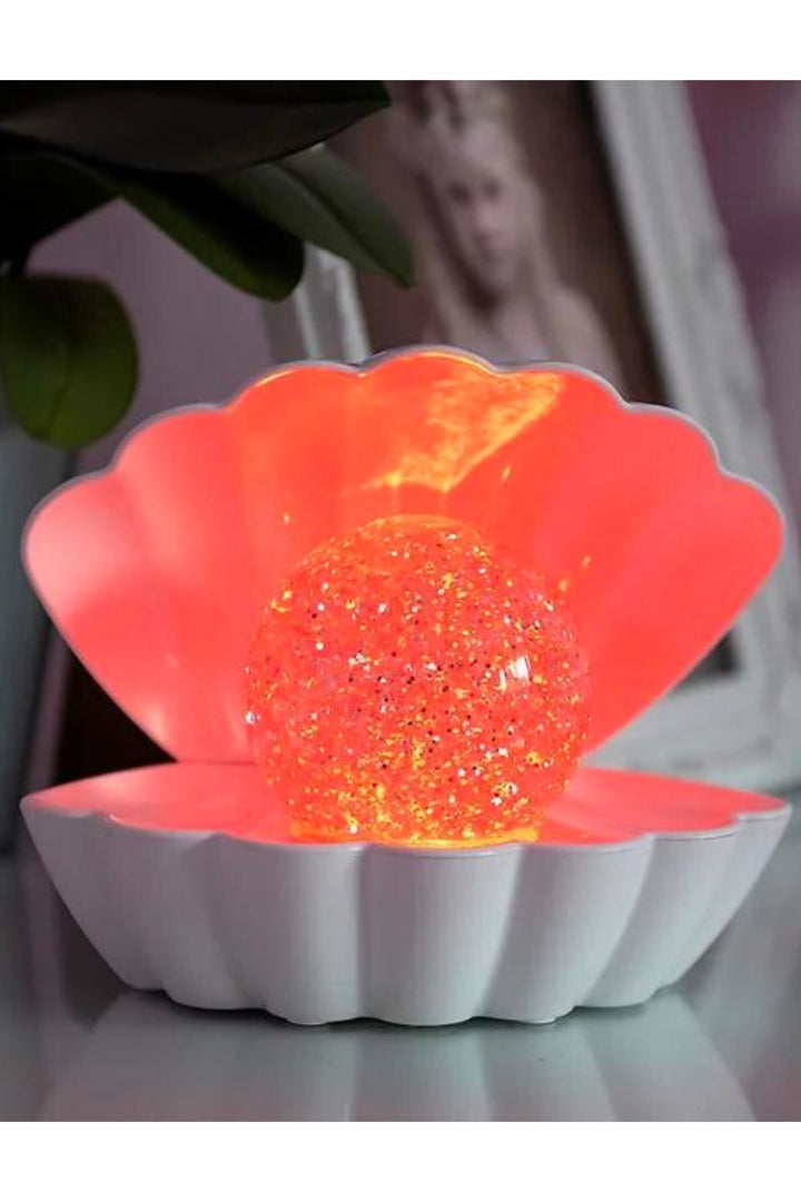 Seashell LED Lamp Orange - Sugarplum Boutique