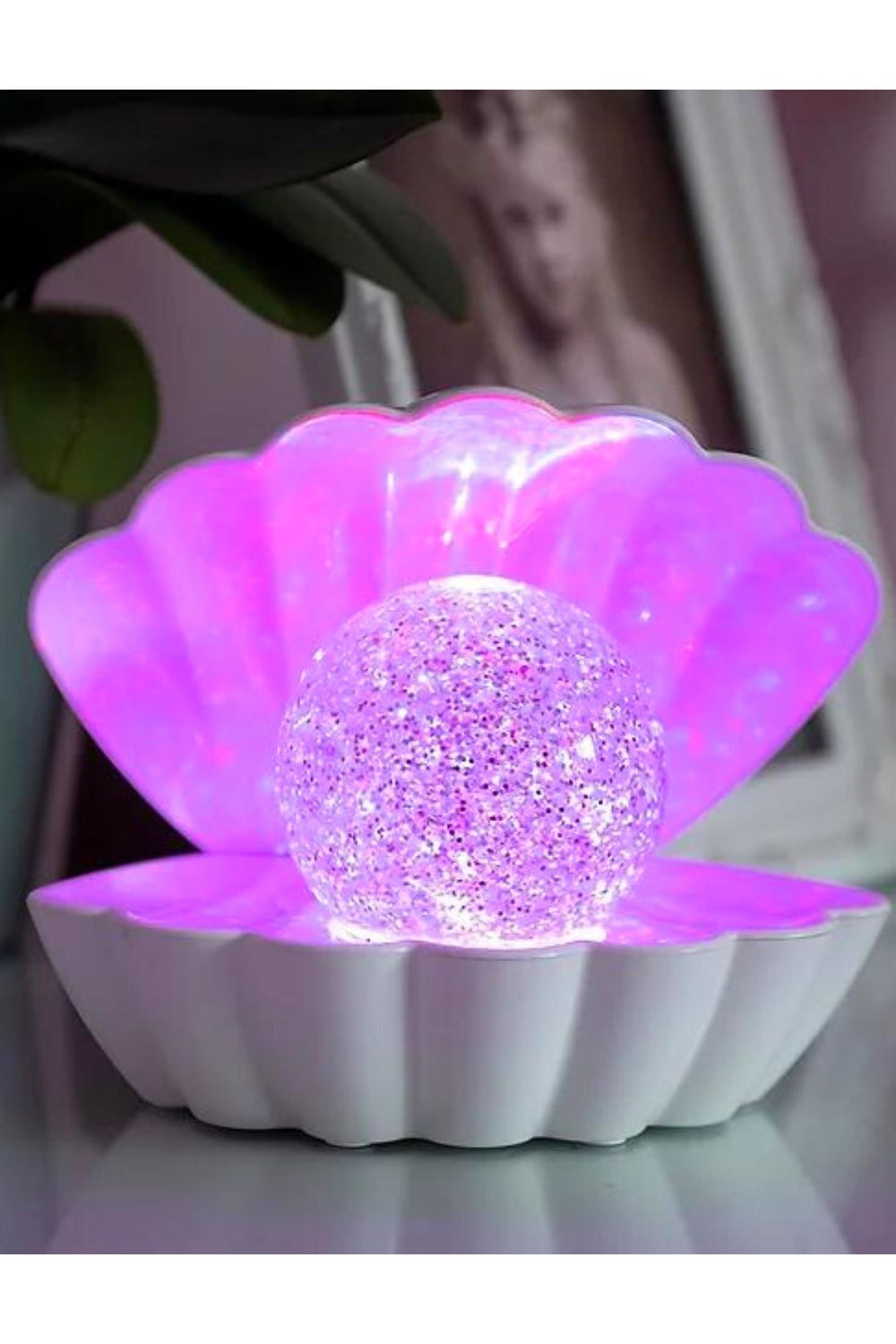 Seashell LED Lamp Purple - Sugarplum Boutique