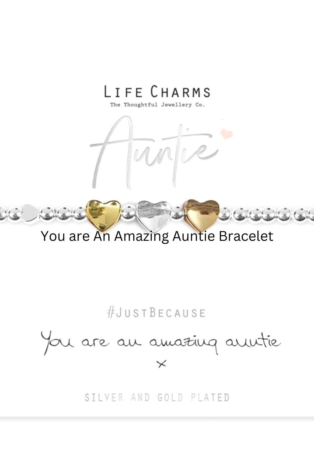 You Are An Amazing Auntie Bracelet - Sugarplum Boutique